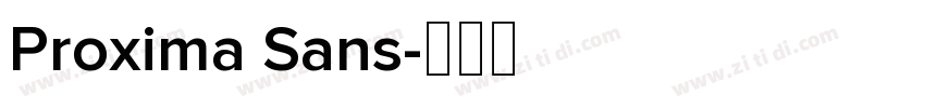 Proxima Sans字体转换